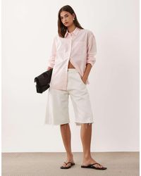 ARKET - Boxy Cotton Poplin Shirt - Lyst