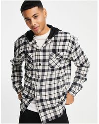 Boys Hooded Flannel for Men - Up to 53 