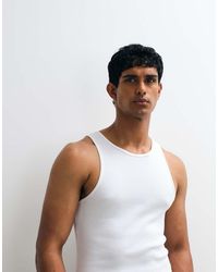 ASOS - Essentials Muscle Fit Rib Vest - Lyst