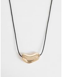 Accessorize - Collar De Cordón Con Colgante Estilo Guijarro De - Lyst