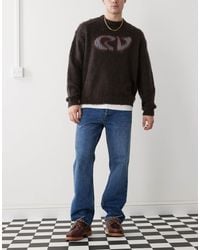 Dr. Denim - Dash - jean droit coupe classique à délavage foncé effet usé - Lyst