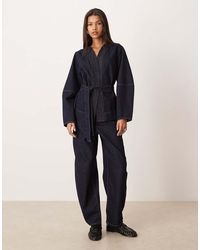 Aware - Eveline High Waist Barrel Leg Jeans - Lyst