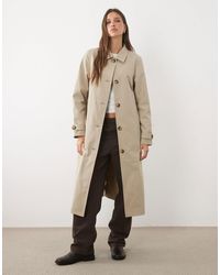 Threadbare - Longline Trench Coat - Lyst