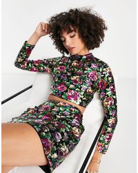 & Other Stories - Co-ord All Over Rose Sequin Top - Lyst