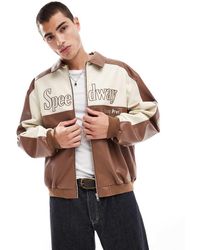 ASOS - Giacca Stile Motocross Oversize - Lyst