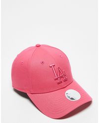 KTZ - Los angeles dodgers 9forty - cappellino rosa acceso - Lyst
