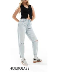 ASOS - Hourglass Relaxed Mom Jean - Lyst