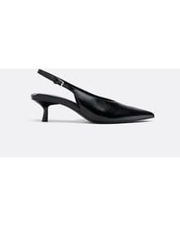 Stradivarius - V-Neck Kitten Heel Shoes - Lyst