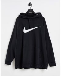 black nike hoodie big logo