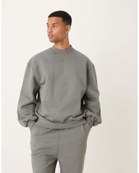 ASOS - Premium Heavyweight Oversized Crew With Bell Sleeve - Lyst