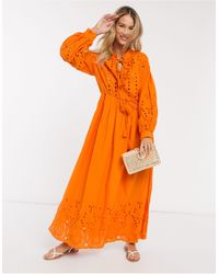 yas orange dress