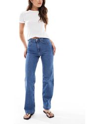 ONLY - Vaqueros De Pernera Ancha Y Talle Alto Con Lavado Mishy De - Lyst