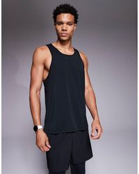 4505 - Quick Dry Performance Jersey Drop Armhole Tank With Scoop Neck - Lyst