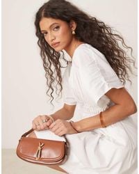 ASOS - Knot Hardware Detail Grab Top Bag With Detachable Crossbody Strap - Lyst