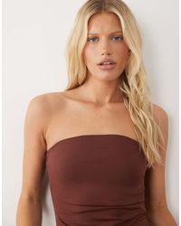 River Island - Polyamide Bandeau Top - Lyst