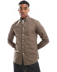 Farah - – brewer – langärmliges oxford-hemd - Lyst