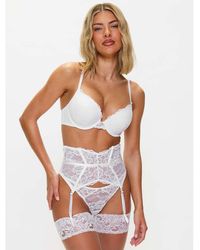 Ann Summers - Bridal Sexy Lace Waspie Suspender - Lyst