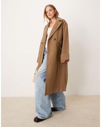 Jdy - – langer mantel mit wollanteil - Lyst