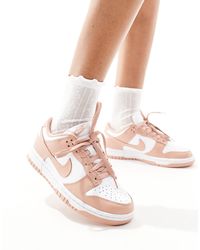 Nike - Dunk - baskets basses - et rose pastel - Lyst