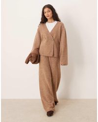 Y.A.S - Wide Leg Knitted Trousers Co-ord - Lyst