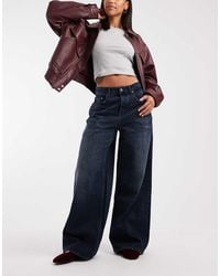 Tommy Hilfiger - Vaqueros De Pernera Ancha Suelta Con Lavado Negro Azulado Charlie De - Lyst