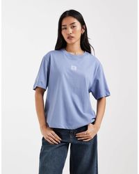 Timberland - ® - t-shirt à manches courtes et logo - taupe délavé - Lyst
