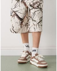 Vans - Hylane - baskets chunky en daim - fauve bicolore - Lyst