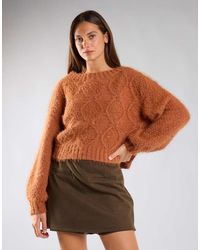 Glamorous - Knit Long Sleeve Jumper - Lyst