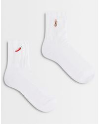 ASOS - 2 Pack Of Chilli Socks - Lyst