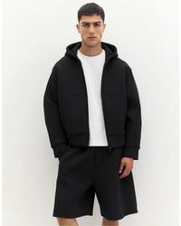 Pull&Bear - Sweat à capuche zippé à motif stwd - Lyst