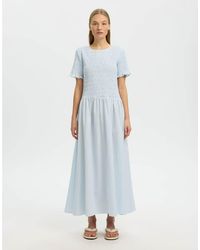 SELECTED - Midi-Jurk - Lyst