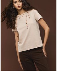 Stradivarius - – weiches basic-t-shirt im regular fit - Lyst