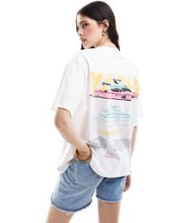 ASOS - Boyfriend Fit T-shirt With Yacht Back Graphic - Lyst