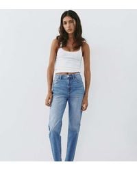 Pull&Bear - Petite High-waist Slim Fit Jeans - Lyst