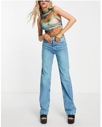 TOPSHOP - – runway – überfärbte jeans - Lyst