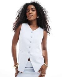 New Look - Co-Ord Boucle Waistcoat - Lyst