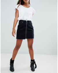 abercrombie denim skirt