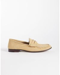 Mango - Mocassins en cuir et daim - sable - Lyst