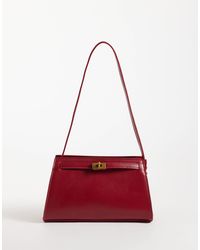ASOS - Schultertasche mit schlossdetail - Lyst