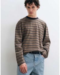 Hollister - Boxy Fit Heavyweight Long Sleeve T-Shirt - Lyst
