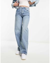 Monki - Yoko Wide Leg Jeans - Lyst