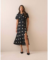 Nobody's Child - Polka Dot Cheryl Midi Dress - Lyst