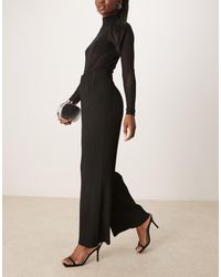 Y.A.S - – plissierte hose mit weitem bein - Lyst
