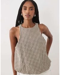 ASOS - Bubble Hem Halter Neck Top Co Ord - Lyst