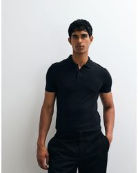ASOS - – körperbetontes basic-polohemd aus pikee - Lyst