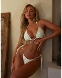 Moda Minx - X Amber Jepson Seychelles Triangle Wrap Bikini Top - Lyst