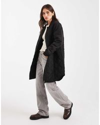 ONLY - Quilted Coat - Lyst