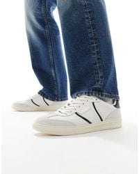 Fred Perry - Leather And Suede Sneakers - Lyst