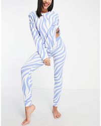 Lindex Sou Zoe Cotton Pyjama Set - Blue