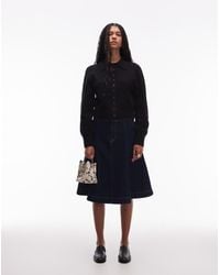 & Other Stories - Knitted Cardigan With Collar And Button Front - Lyst